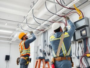 أعمال تأسيس كهرباء بواسطة أفضل مقاول في الكويت