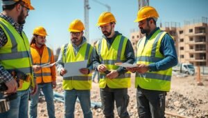 فريق عمل مقاول بناء في الكويت