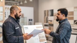 معلم سيراميك في الكويت يجيب على استفسارات العميل