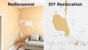 مقارنة بين عمل معلم ترميمات محترف والترميم الذاتي مقارنة بين عمل معلم ترميمات محترف والترميم الذاتي