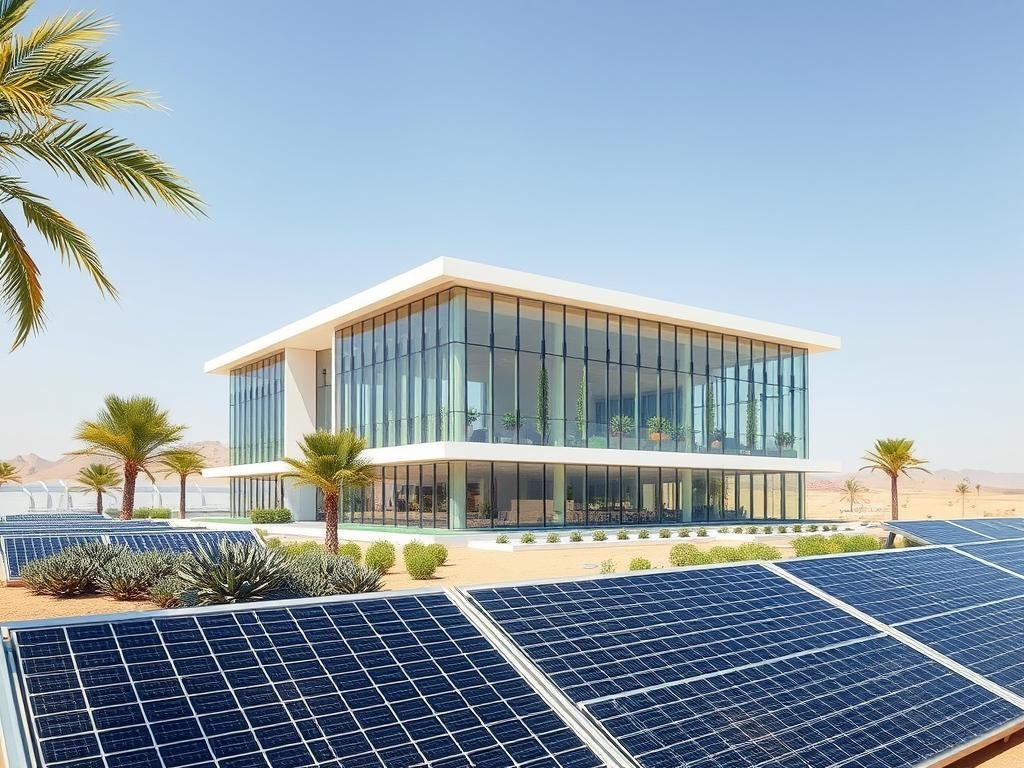 مشروع بناء أخضر صديق للبيئة في المملكة العربية السعودية مشروع بناء أخضر صديق للبيئة في المملكة العربية السعودية