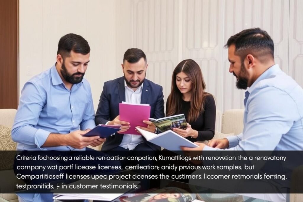 معايير اختيار شركة ترميمات الجابرية الموثوقة