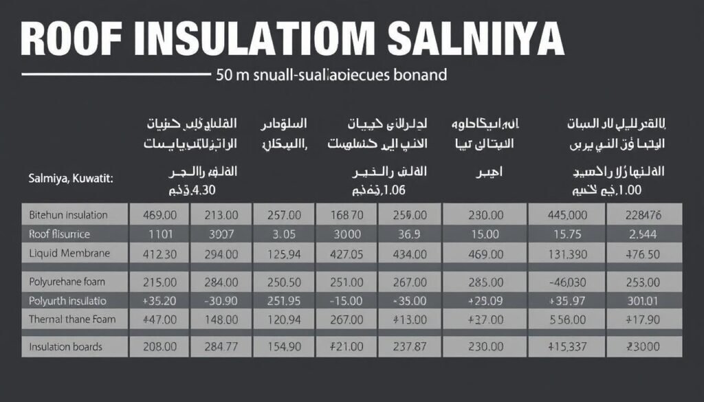 أسعار خدمات عازل أسطح السالمية