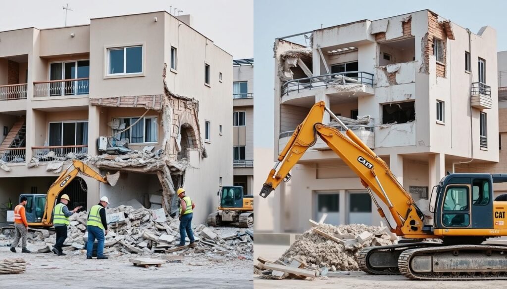 أنواع خدمات تكسير وهدم حولي المختلفة للمباني السكنية والتجارية