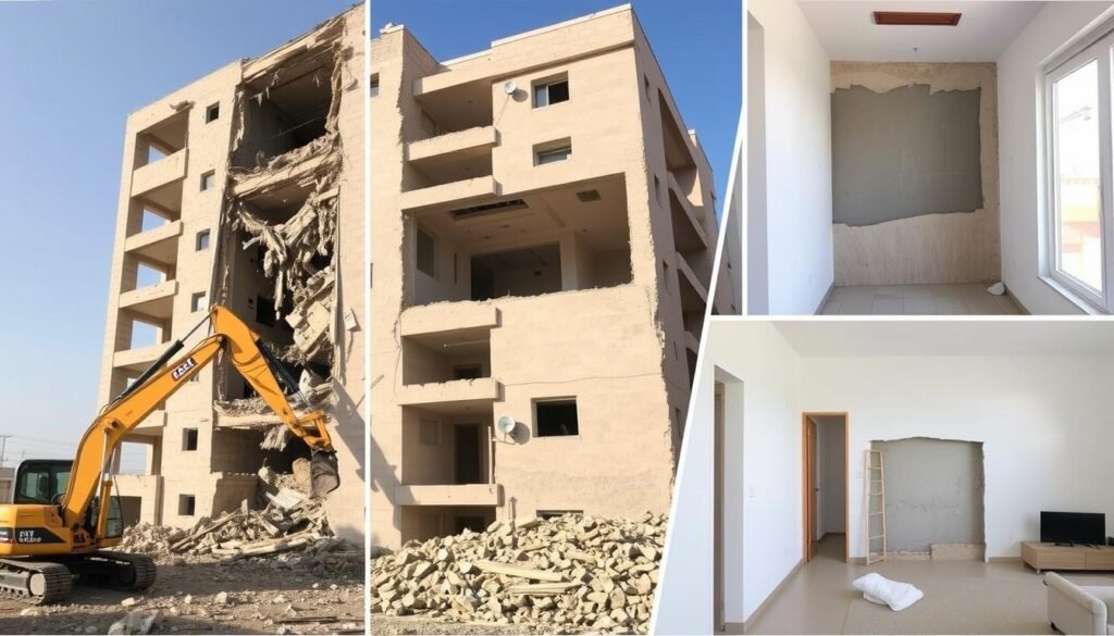 أنواع مختلفة من خدمات هدم منازل السالمية