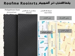 أنواع مختلفة من مواد عزل الأسطح المستخدمة في سعد العبدالله