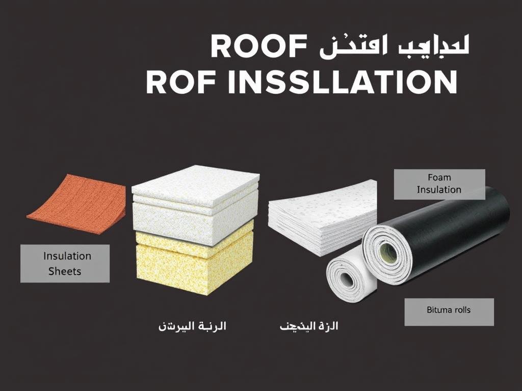 أنواع مختلفة من مواد عزل الأسطح المستخدمة في مبارك الكبير