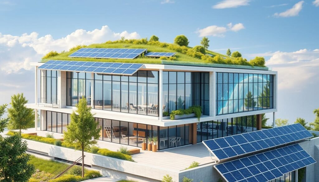 اتجاهات مستقبلية في المقاولات العامة - مبنى ذكي مستدام