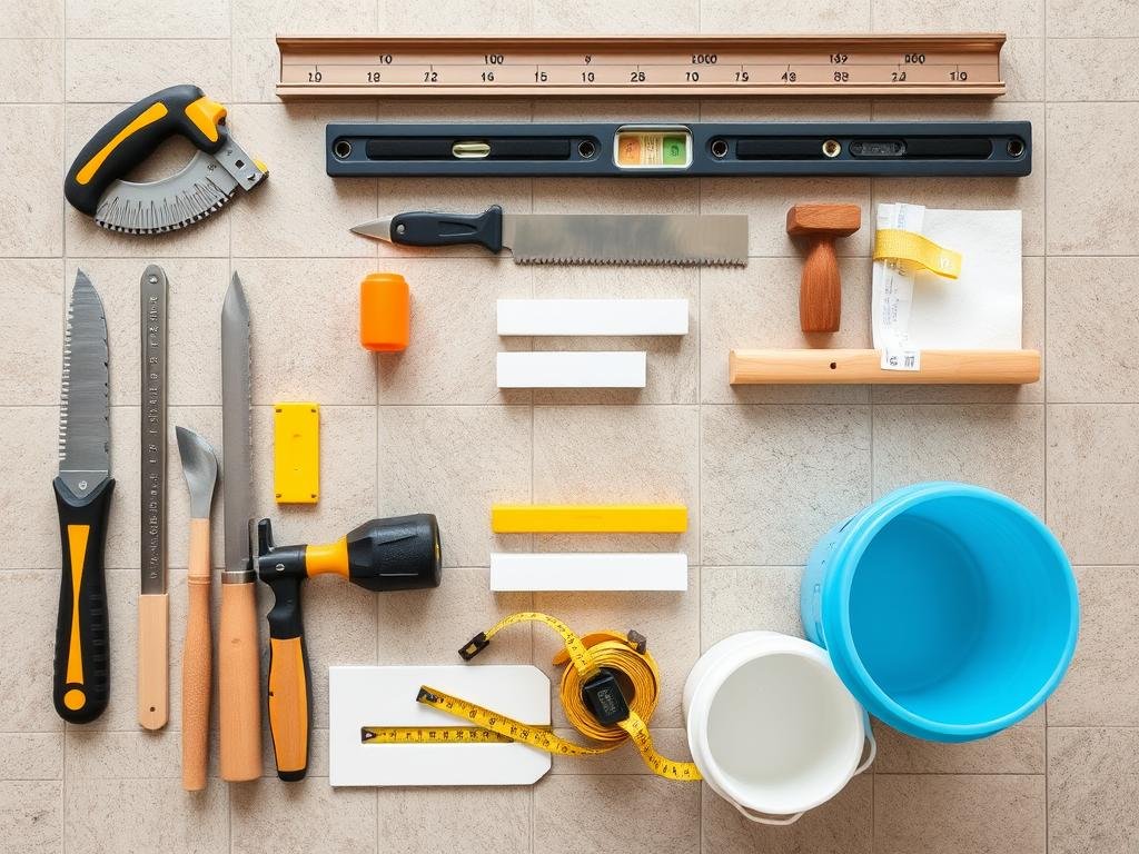 الأدوات اللازمة لتركيب سيراميك