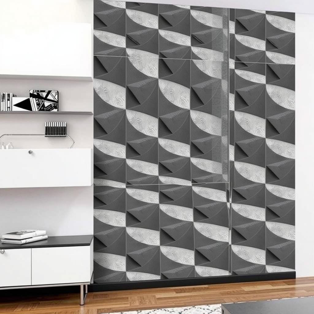 بلاط بتصميم ثلاثي الأبعاد في أعمال البلاط الحديثة