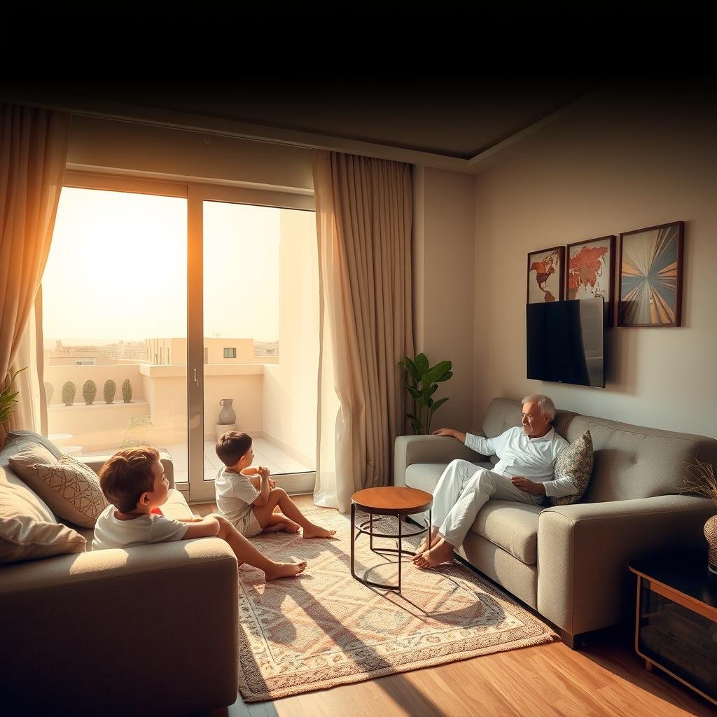 بيئة داخلية مريحة في منزل كويتي بفضل عزل السطح