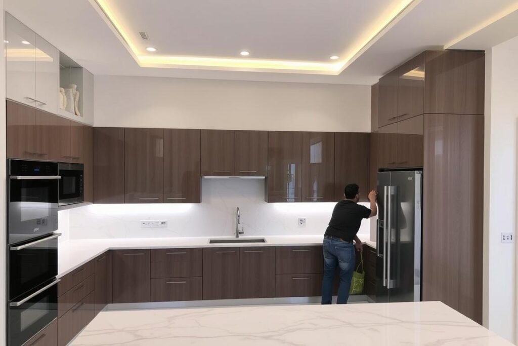 تجديد مطبخ حديث في منزل بمنطقة حولي