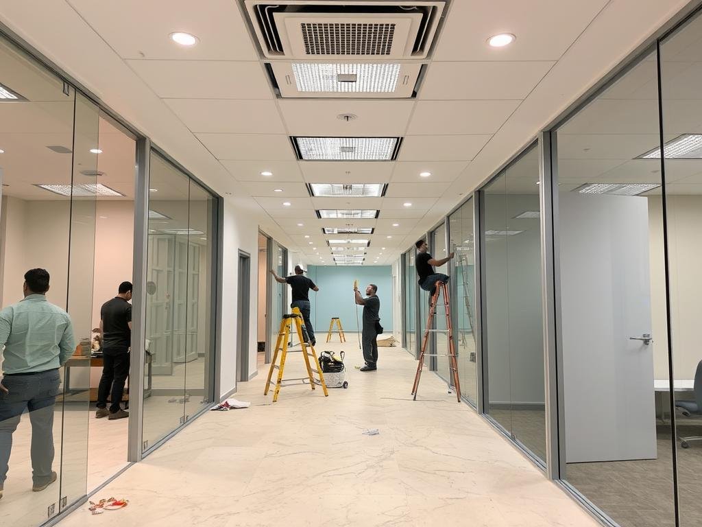 تجديد وترميم مكتب في منطقة حولي