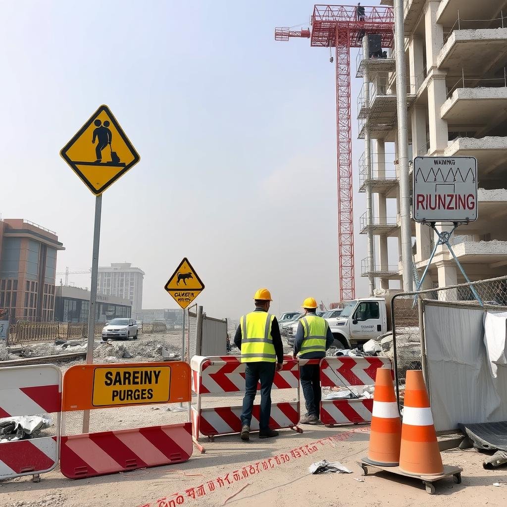 تدابير السلامة المتبعة في مشاريع التكسير بكيفان