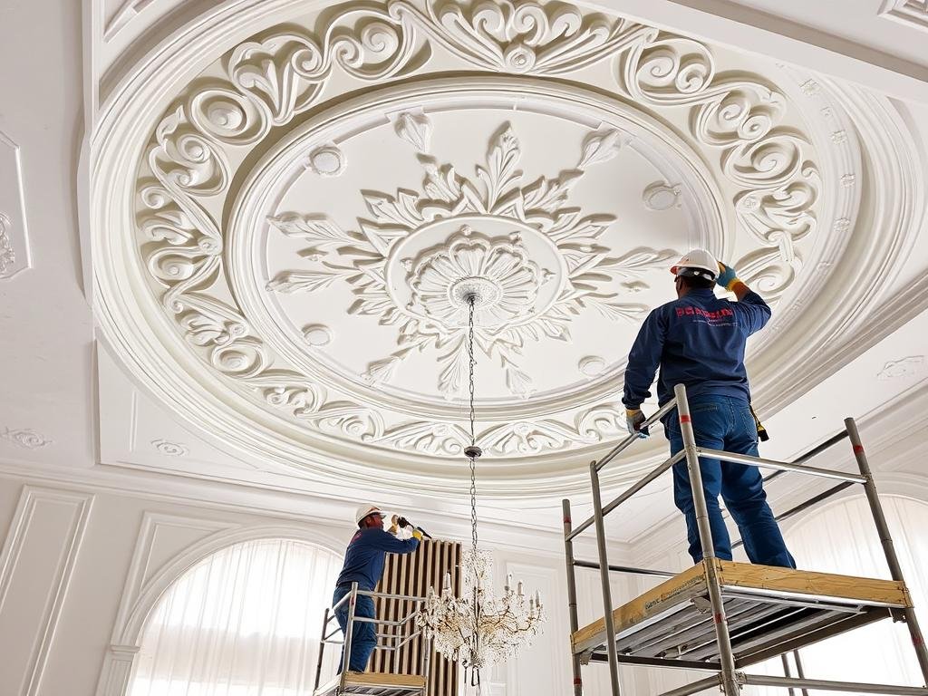 تركيب أسقف جبسية بواسطة مقاول تشطيب