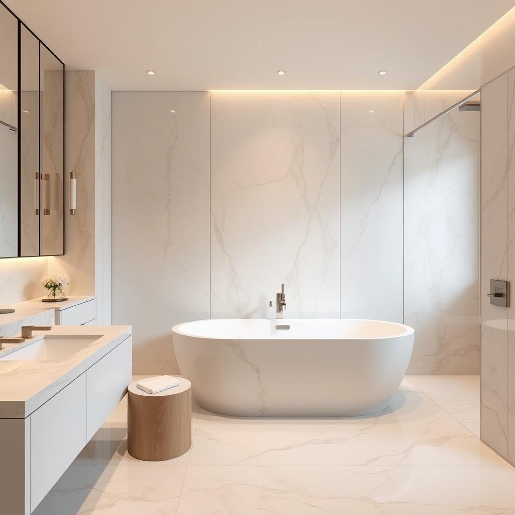 تركيب رخام حمام راقي