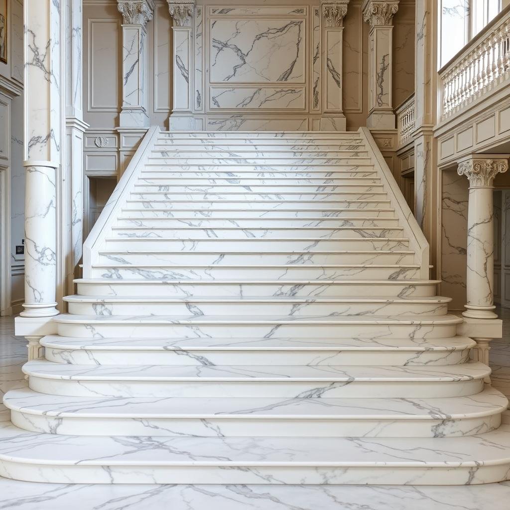 تركيب رخام سلالم في قصر