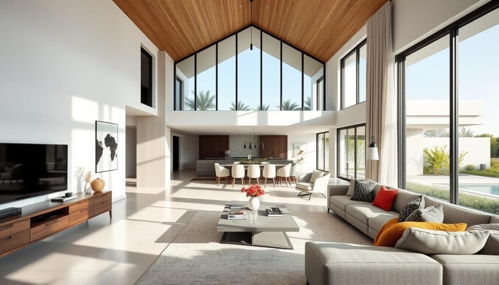 تصميم داخلي عصري لفيلا فاخرة