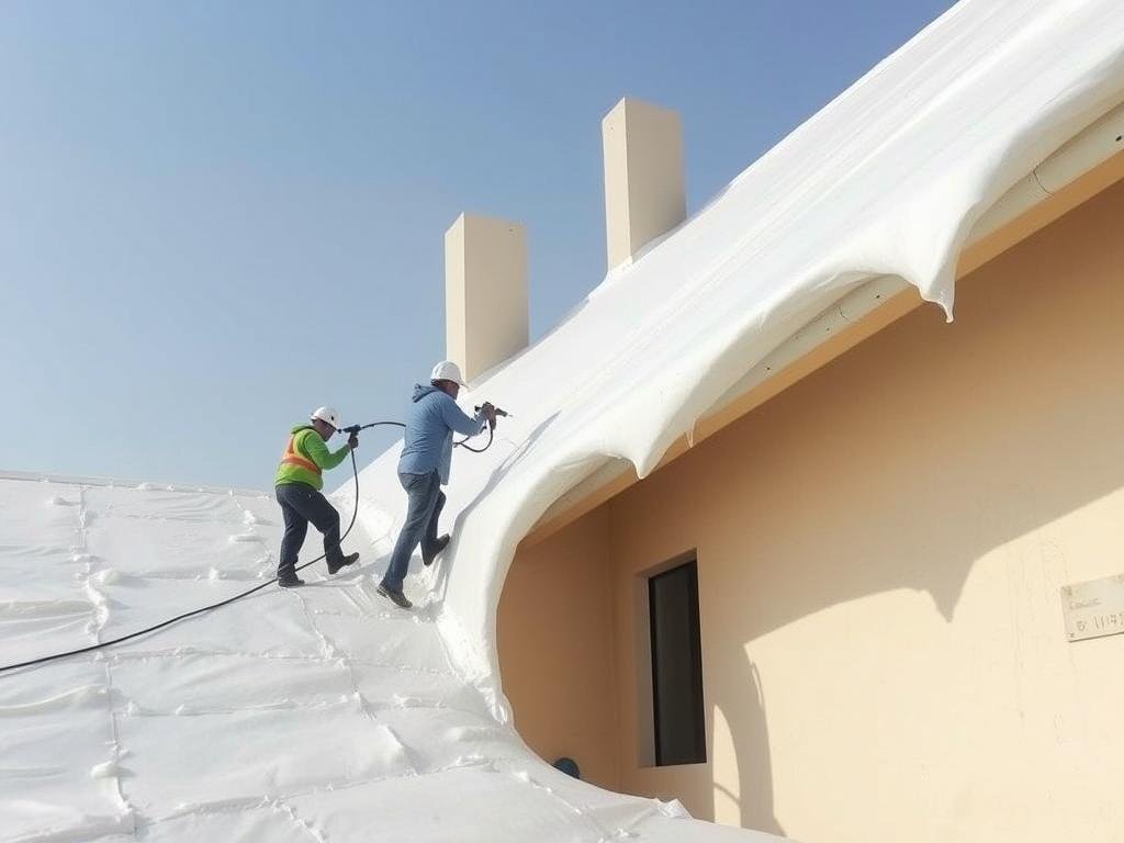 تطبيق العزل الحراري على سطح منزل في الرميثية لتقليل درجة الحرارة