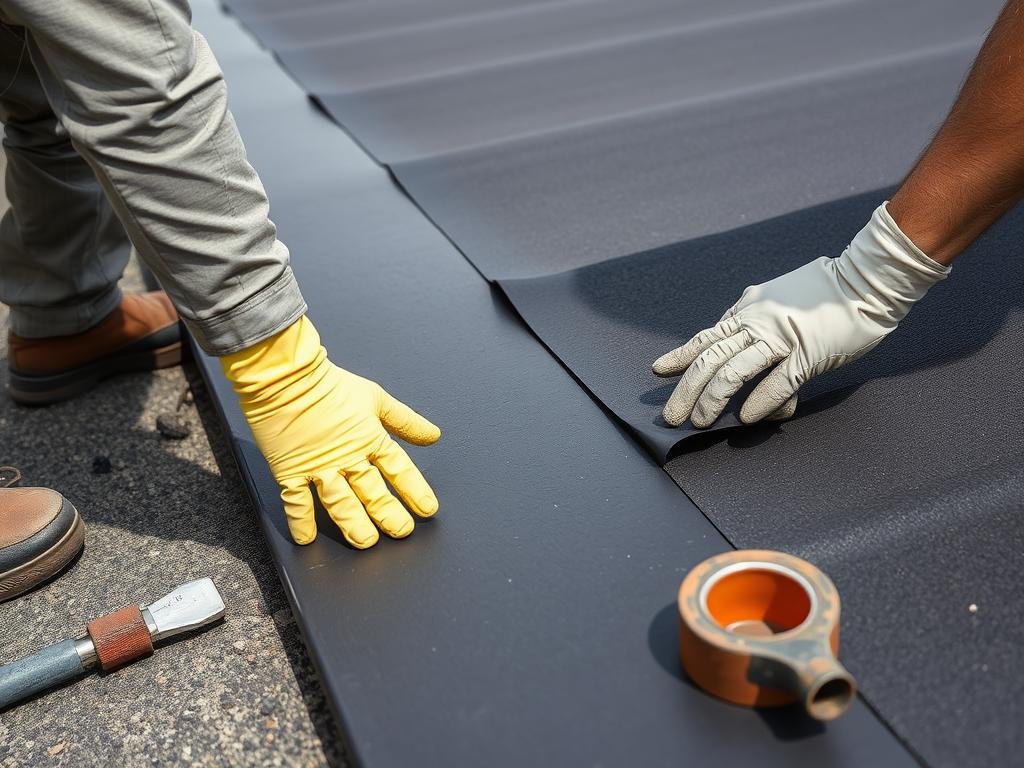 تطبيق مواد العزل المائي على سطح في حولي بواسطة مقاول عازل أسطح حولي