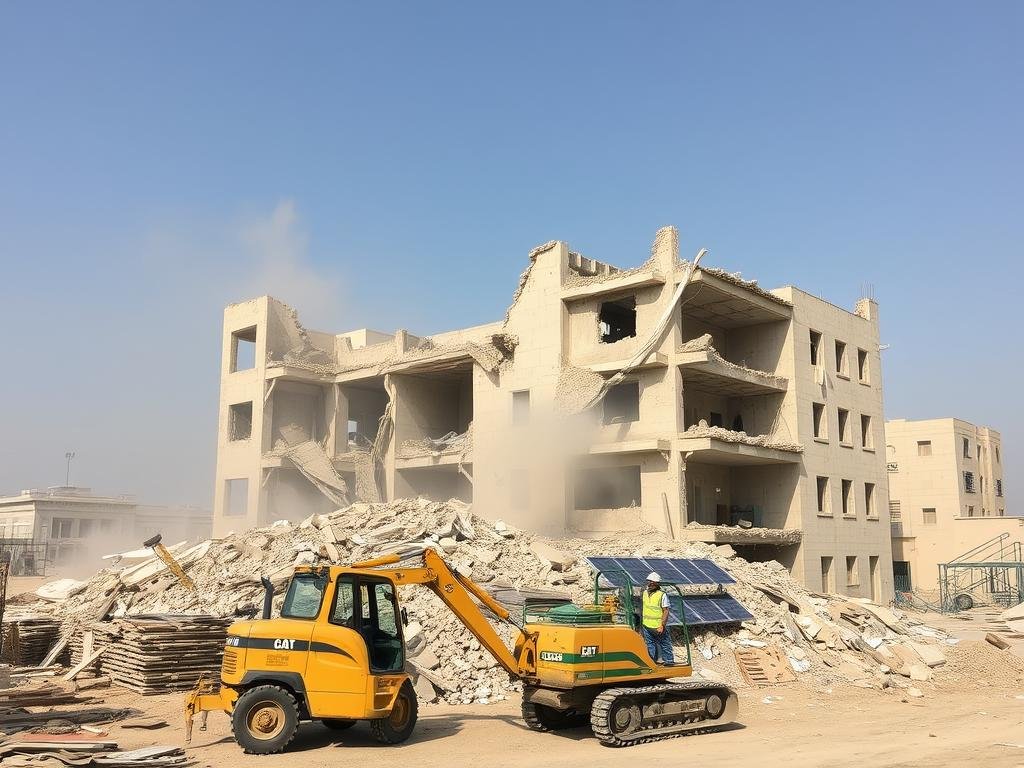تقنيات صديقة للبيئة في مشاريع تكسير وهدم حولي