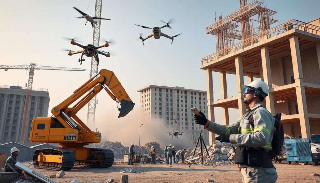 تقنيات مستقبلية في مجال تكسير وهدم حولي باستخدام الروبوتات