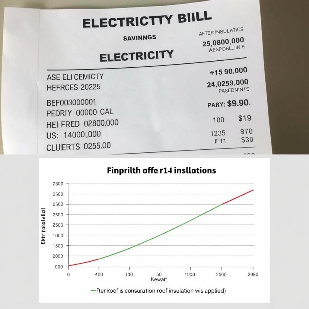 توفير في فاتورة الكهرباء نتيجة عزل السطح في الكويت