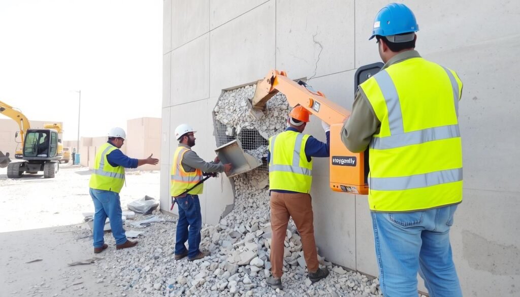 خدمات تكسير مباني الخالدية باستخدام معدات حديثة