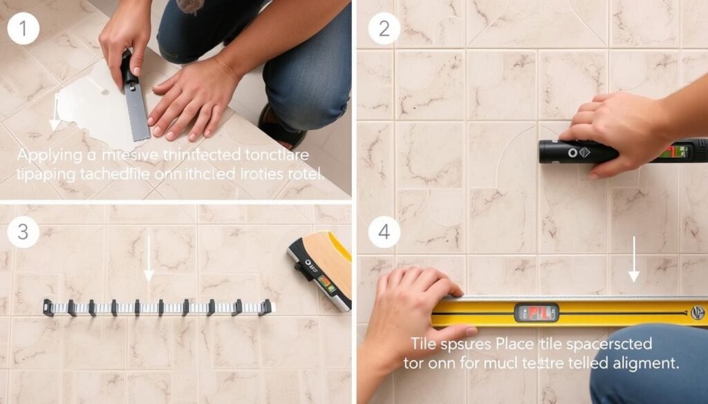 خطوات تركيب سيراميك بالتفصيل