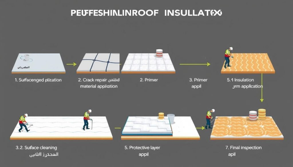 خطوات تنفيذ عازل أسطح السالمية بشكل احترافي