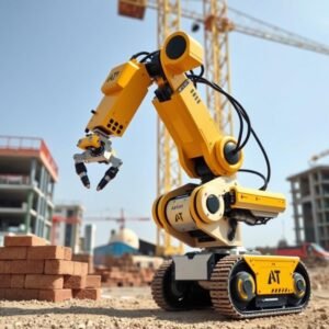 روبوتات البناء والأتمتة في مواقع الإنشاء