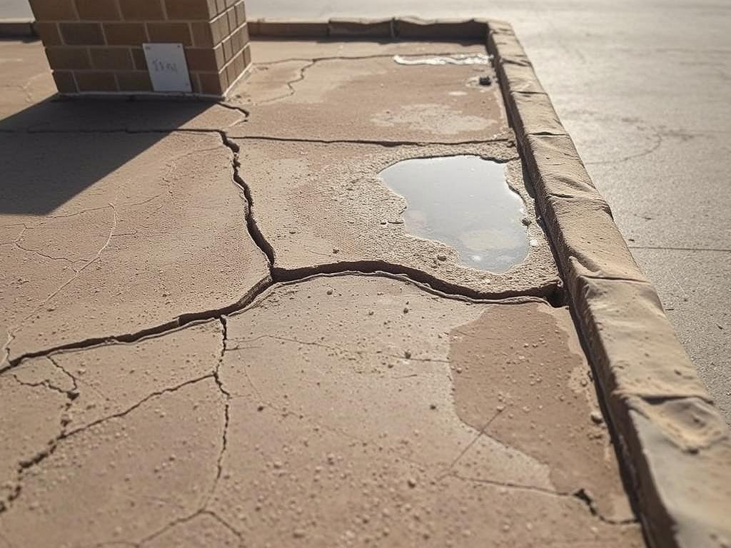 سطح مبنى في المهبولة يظهر التحديات التي تواجه عملية العزل