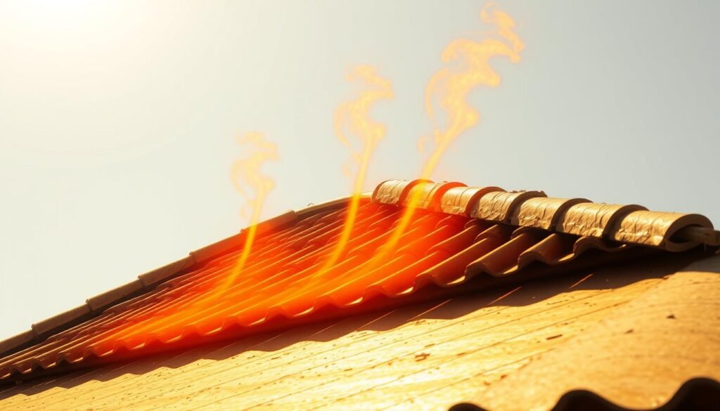 سطح منزل في الفيحاء يتعرض لأشعة الشمس الحارقة ويحتاج إلى عازل أسطح