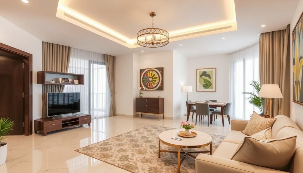 شقة في الشامية بعد الترميم تظهر التحسينات والقيمة المضافة