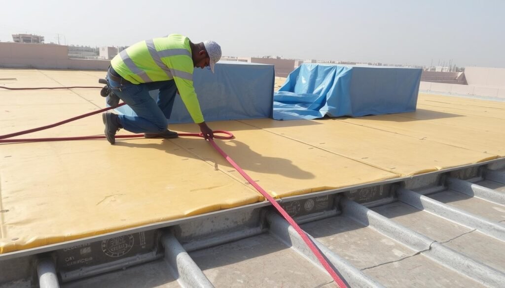 صيانة دورية لعازل أسطح في المهبولة