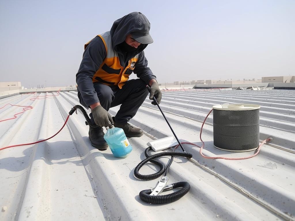 صيانة دورية لعازل أسطح في منطقة خيطان