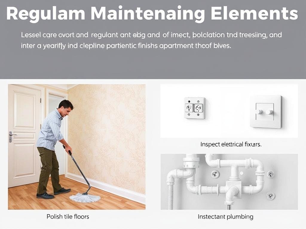 صيانة دورية لعناصر تشطيب شقق للحفاظ على جودتها