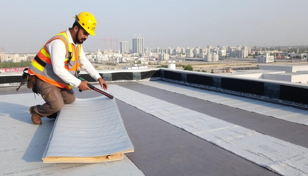 عازل أسطح السالمية يحمي المباني من تسربات المياه والحرارة