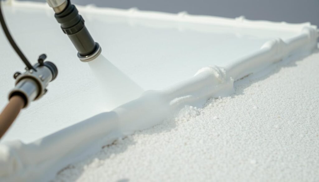 عازل أسطح المهبولة بتقنية الفوم البولي يوريثان