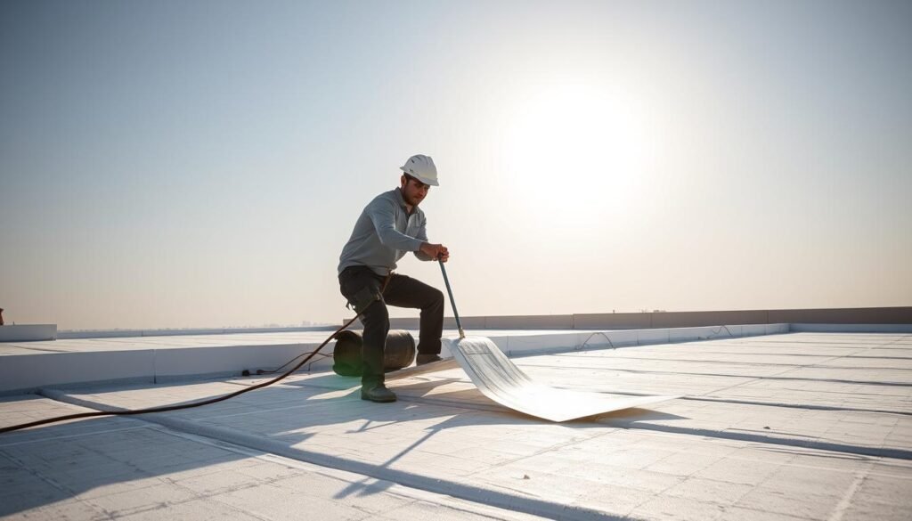 عازل أسطح المهبولة يحمي المبنى من الحرارة والرطوبة