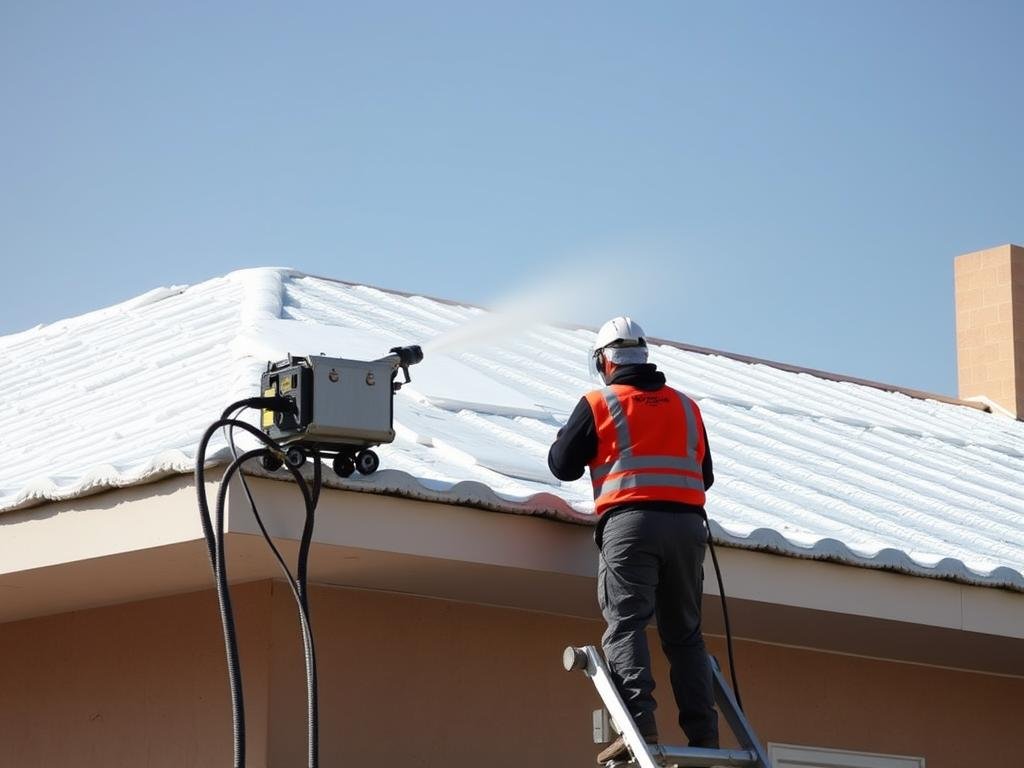 عزل حراري لأسطح المباني في منطقة الفروانية