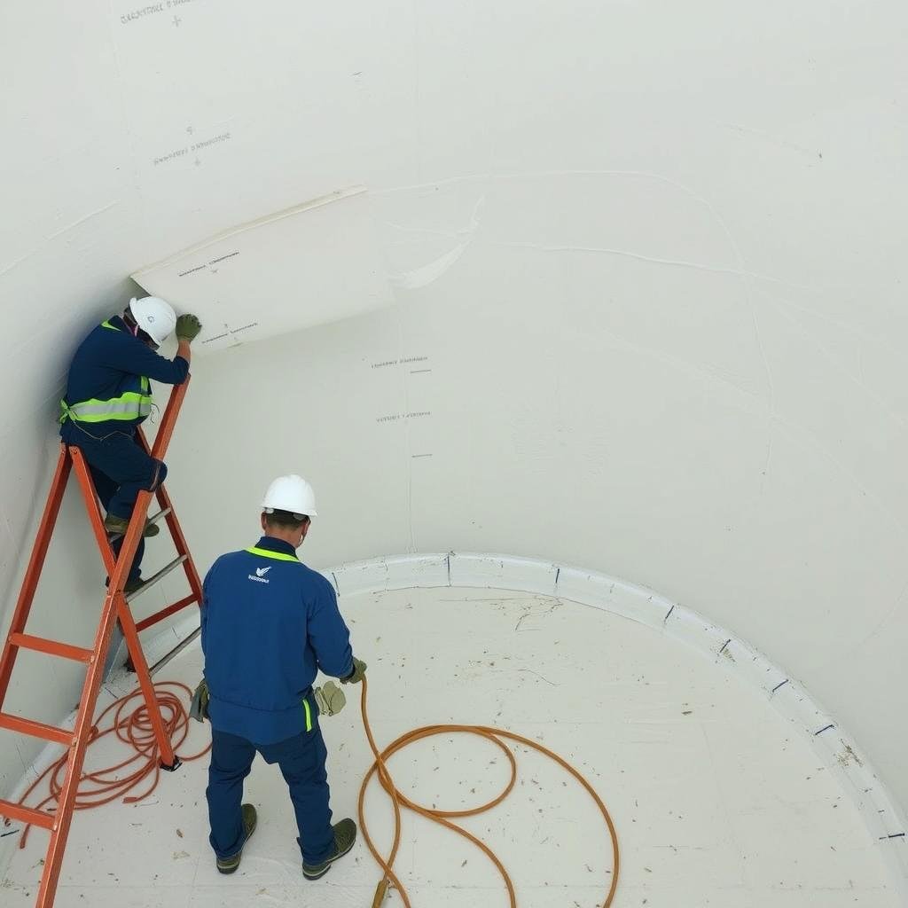 عزل خزانات المياه في الشامية