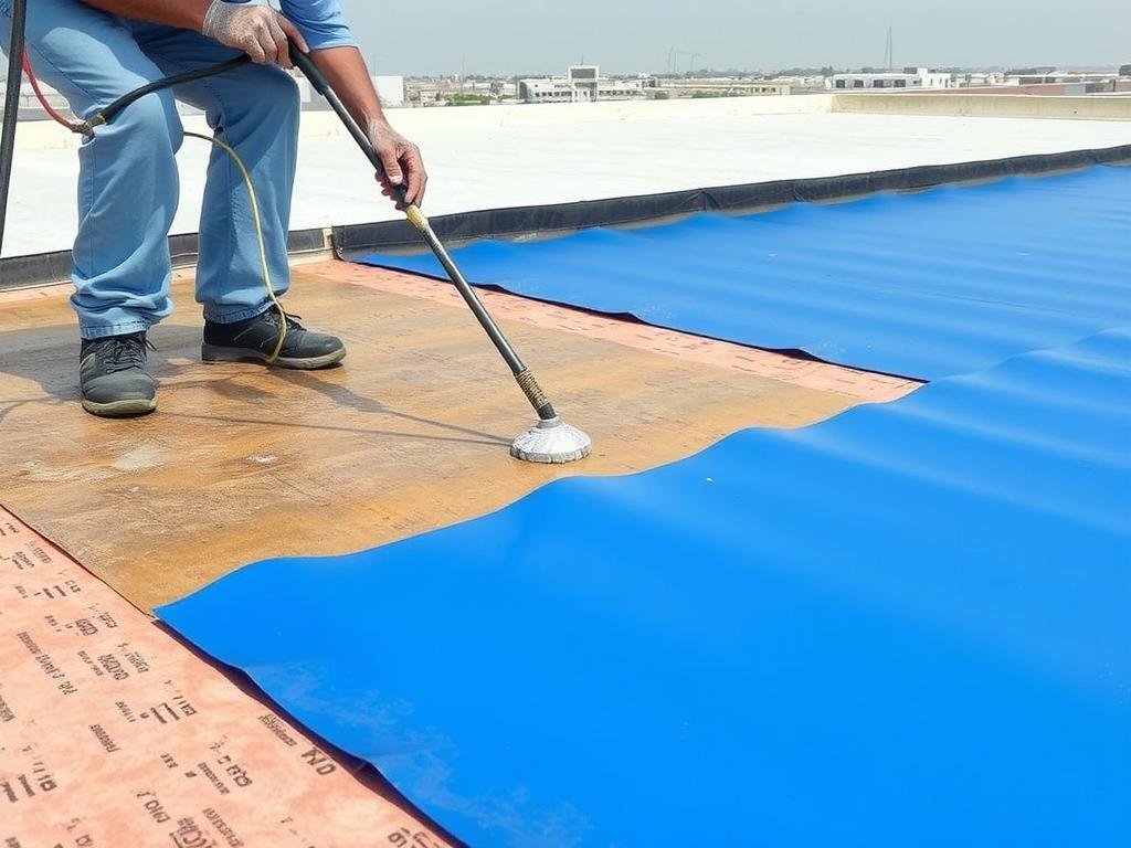 عزل مائي لأسطح المباني في الفروانية