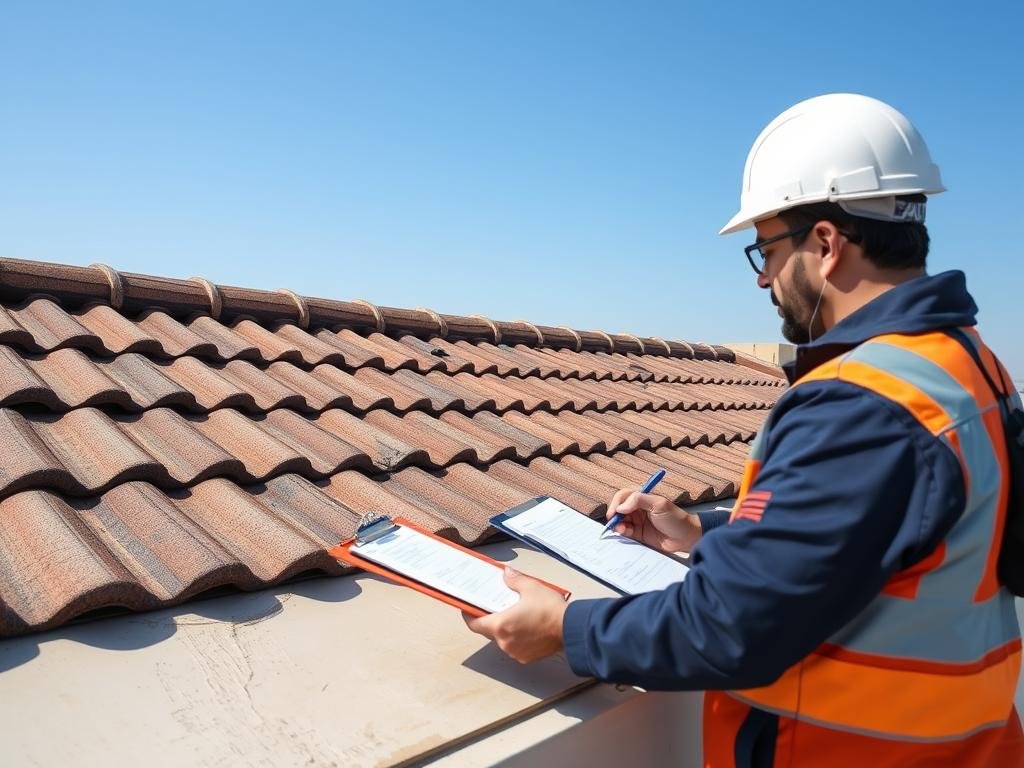 فحص وتقييم سطح مبنى في الفنطاس قبل البدء بأعمال العزل