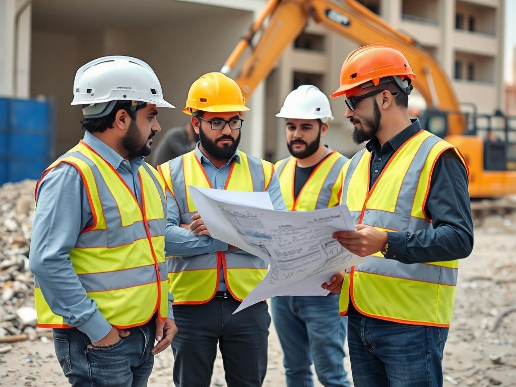 فريق عمل متخصص في تكسير مباني الخالدية