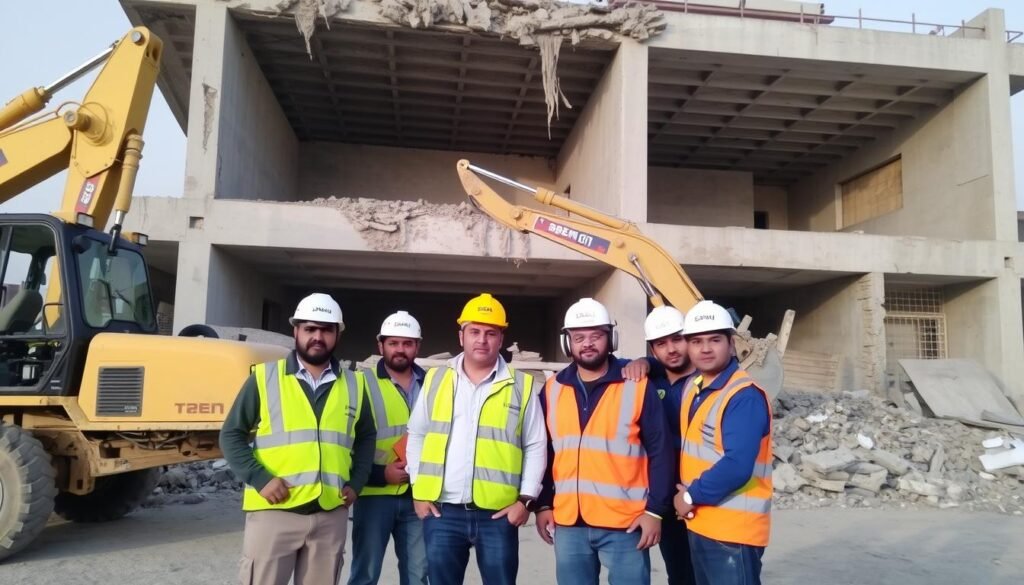 فريق عمل محترف متخصص في هدم منازل السالمية
