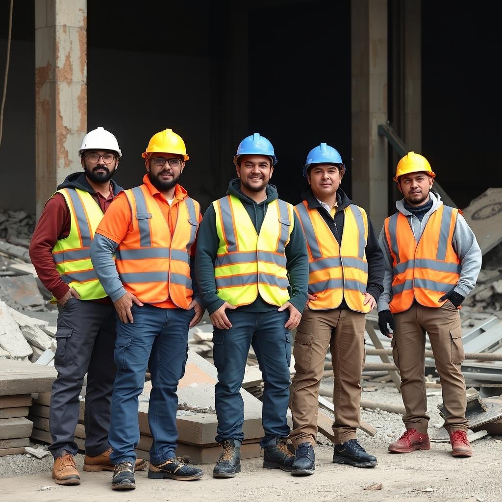 فريق عمل محترف من مقاول تكسير كيفان