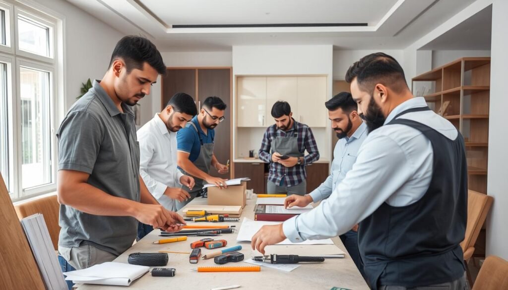 فريق متخصص من مقاول ترميم الخالدية