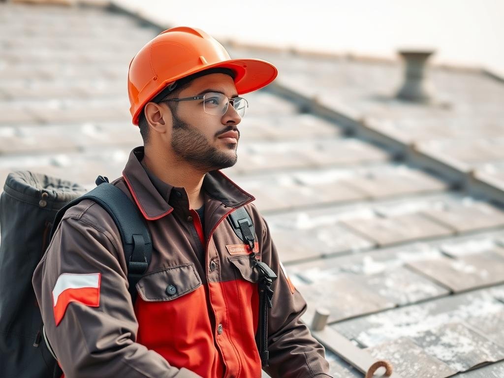 فني متخصص من شركة عزل أسطح محترفة في الخالدية