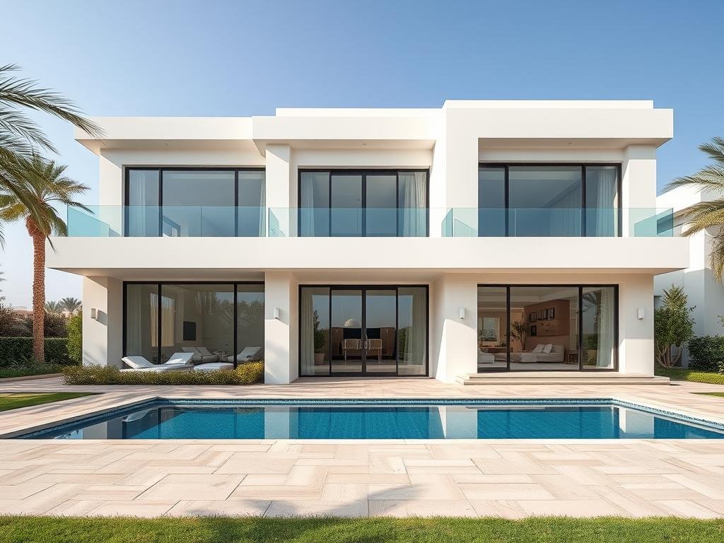 فيلا فاخرة بتصميم عصري من تنفيذ مقاول بناء فلل